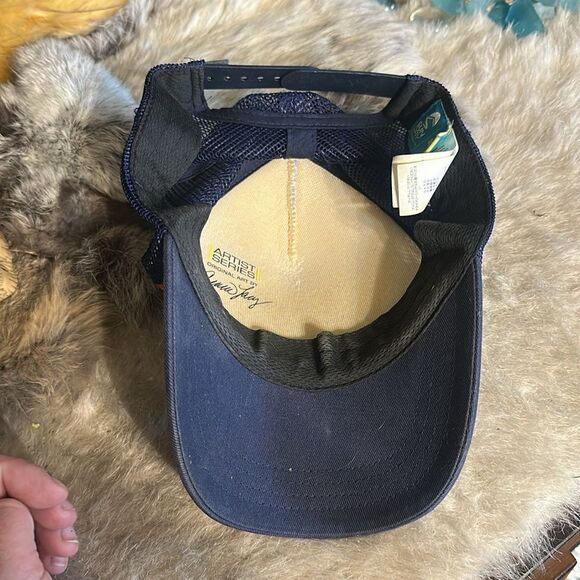 Colorful Goat Trucker Hat by Sun City OS (5165) - Picture 3 of 5